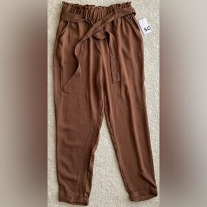 ✨NWT✨SO Brown Tie-Waist Pants